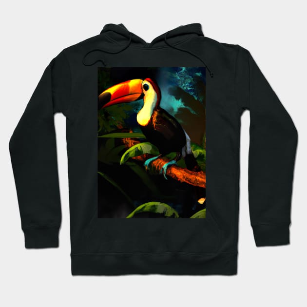 Toucan in Jungle Hoodie by maxcode